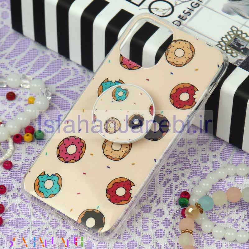 اصفهان جانبی-قاب سوپر IMD دور شفاف پاپ سوکت دار iPhone 11 Pro دونات