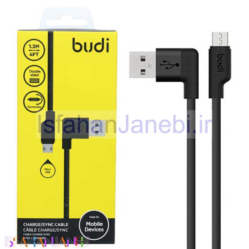 اصفهان جانبی-کابل میکرو یو اس بی Budi M8J155M 2A 1.2m