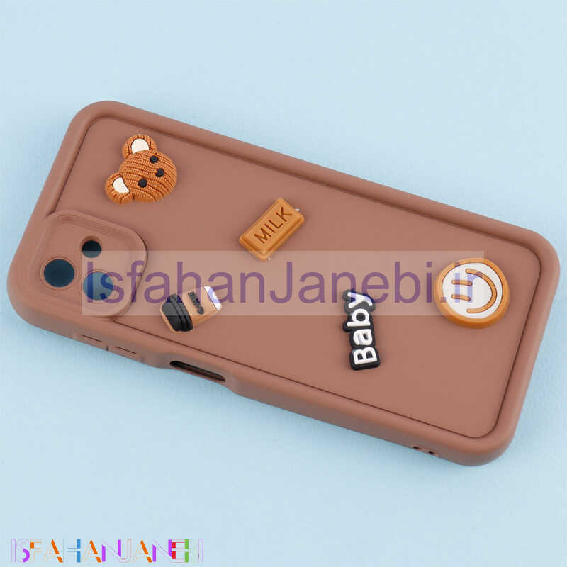 اصفهان جانبی-قاب سیلیکونی Fashion Case عروسک برجسته ریز محافظ لنزدار Samsung Galaxy A04
