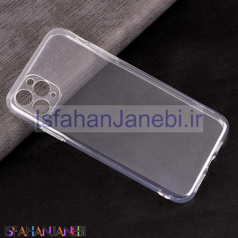 اصفهان جانبی-قاب ژله ای ساده بی رنگ محافظ لنزدار iPhone 11 Pro Max
