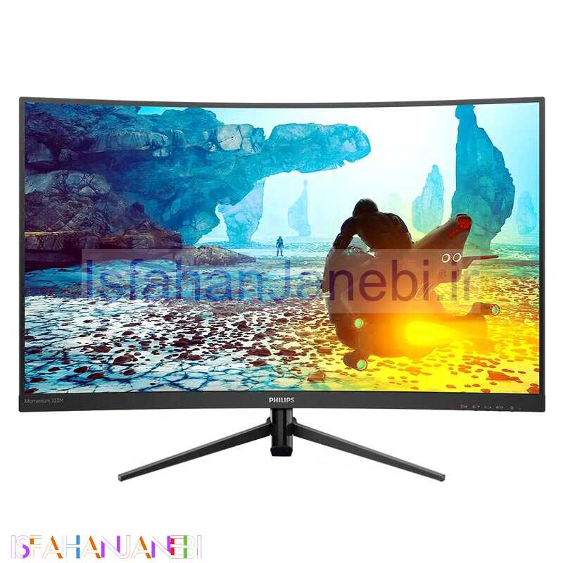 اصفهان جانبی-مانیتور گیمینگ خمیده فیلیپس 322M8CZ/69 سایز 31.5 اینچ