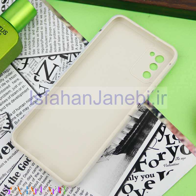 اصفهان جانبی-قاب سیلیکونی محافظ لنزدار طرح گل Samsung Galaxy A02s