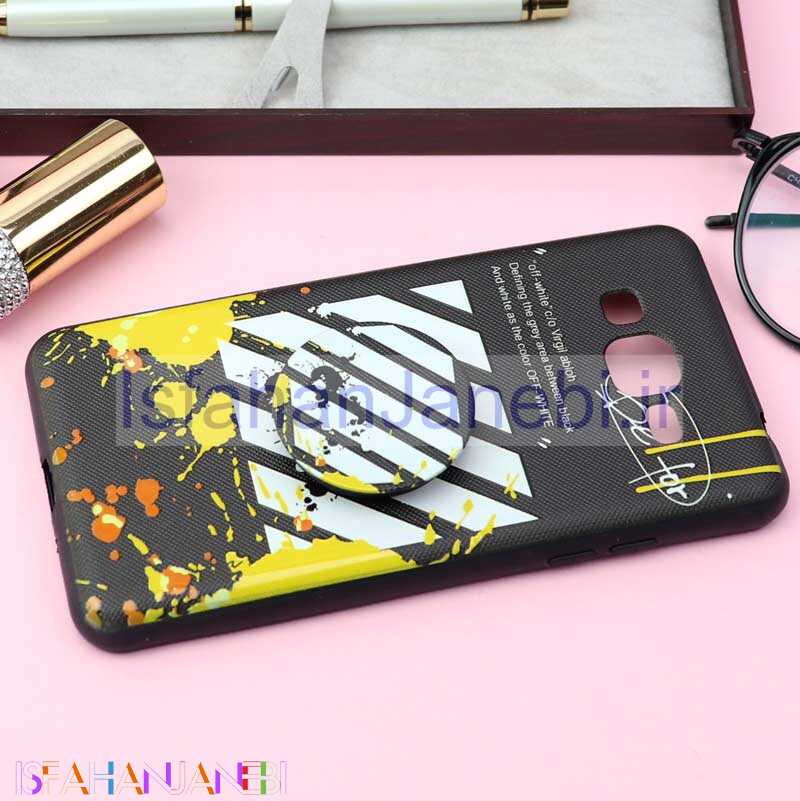 اصفهان جانبی-قاب فانتزی برجسته + پاپ سوکت کد18 سامسونگ J2 Prime