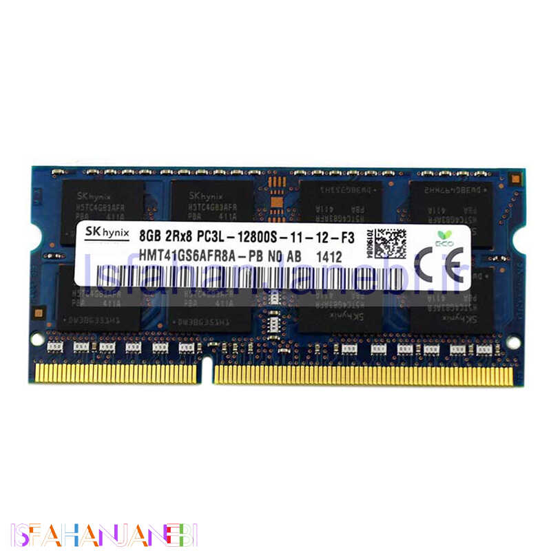 اصفهان جانبی-رم لپ تاپ هاینیکس Hynix DDR3L 8GB 12800S MHz