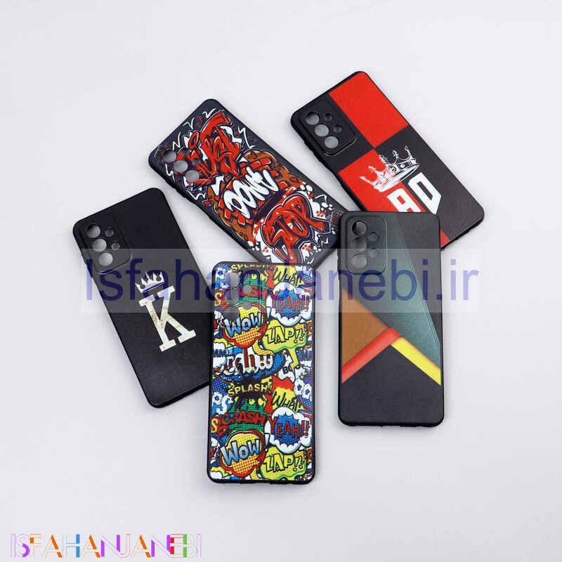 اصفهان جانبی-قاب دور ژله ای طرحدار پسرانه محافظ لنزدار ایرانی Samsung Galaxy A23