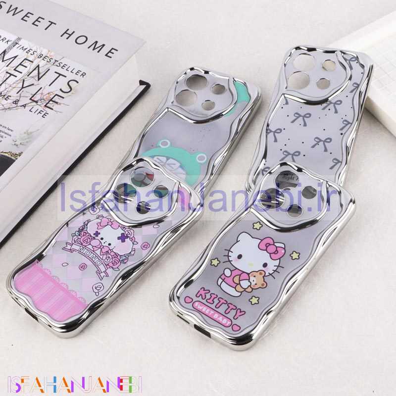 اصفهان جانبی-قاب آینه ای شیائومی Redmi Note 13 5G محافظ لنزدار براق طرح دار