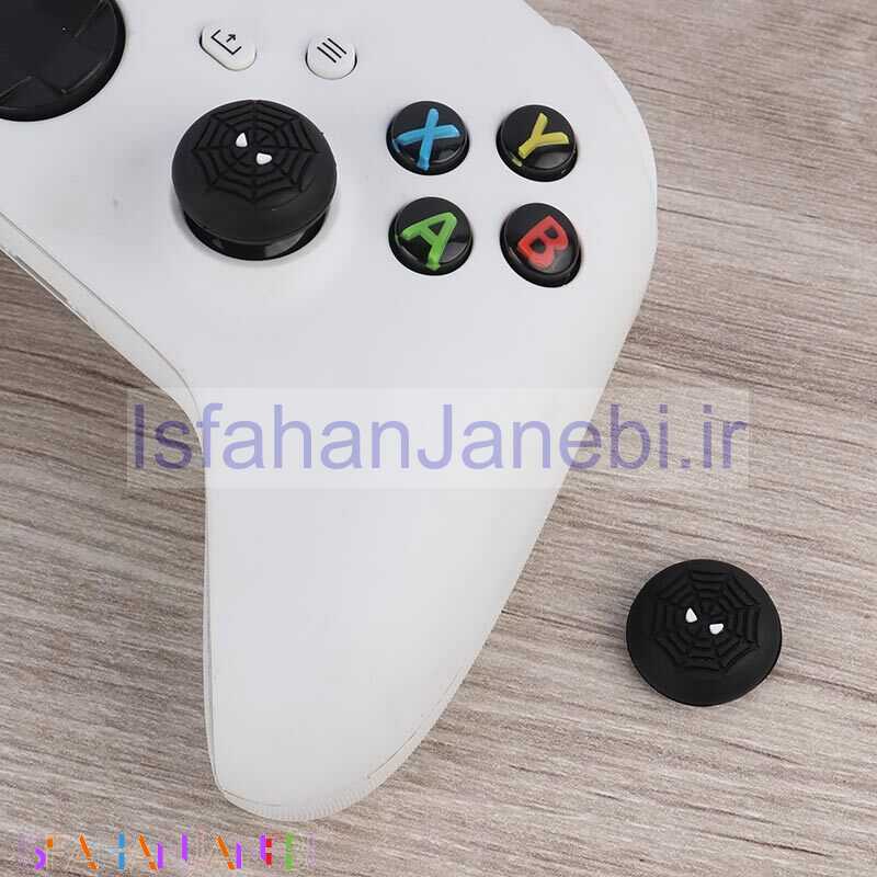 اصفهان جانبی-روکش آنالوگ دسته بازی Play Station/XBOX طرح Spider Man مشکی کد 1