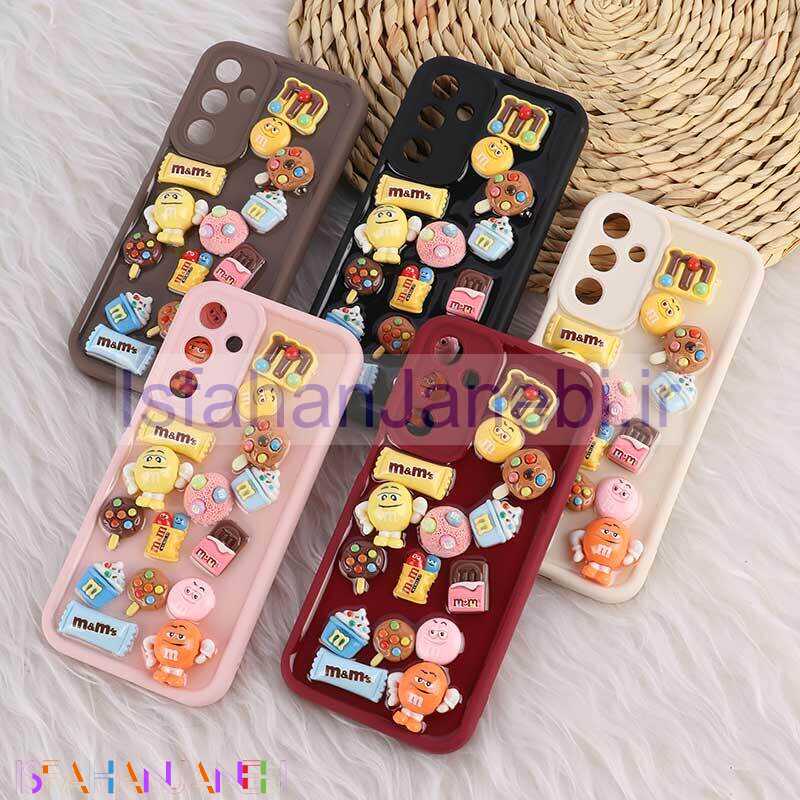 اصفهان جانبی-قاب سولید سامسونگ Galaxy A16 4G / A16 5G عروسکی براق محافظ لنزدار