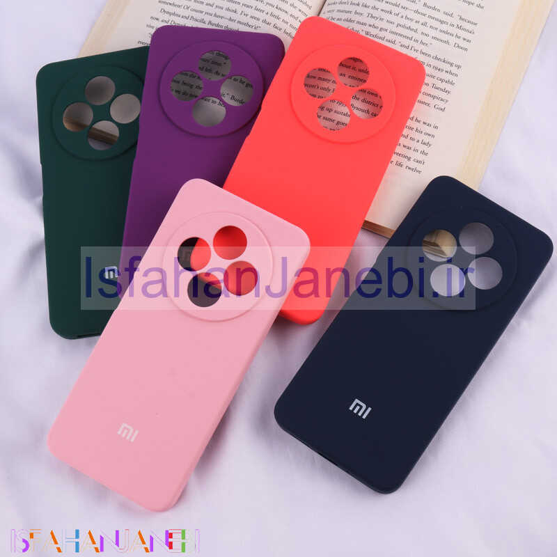 اصفهان جانبی-قاب سیلیکونی اصلی زیربسته شیائومی Redmi 14C / Poco C75 محافظ لنزدار