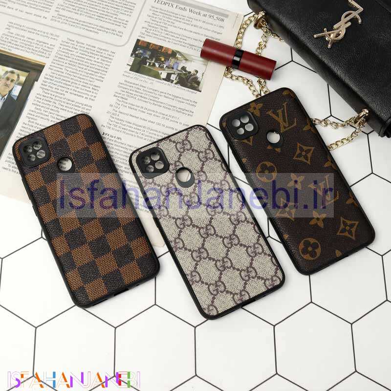 اصفهان جانبی-قاب محافظ لنزدار چرمی لاکچری Xiaomi Redmi 9C