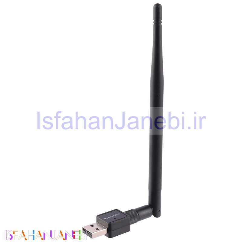 اصفهان جانبی-کارت شبکه بی سیم آنتن دار Venetolink 802.11N 300Mbps