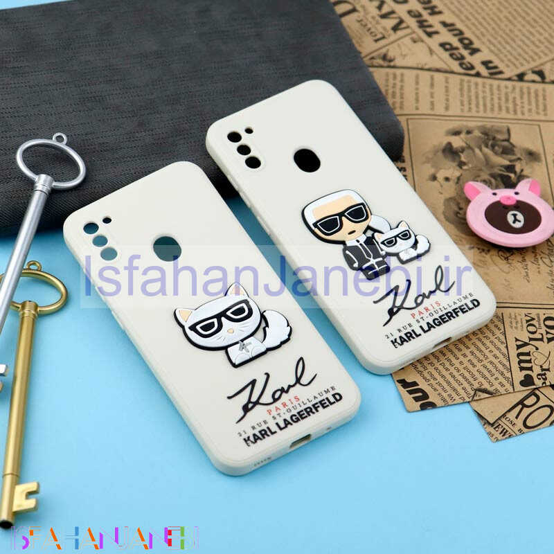 اصفهان جانبی-قاب سیلیکونی عروسکی کارل محافظ لنزدار Samsung Galaxy A11
