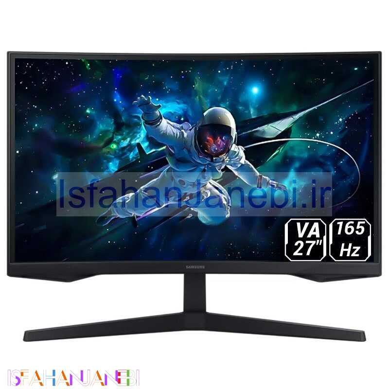 اصفهان جانبی-مانیتور گیمینگ خمیده سامسونگ Odyssey G5 G55C سایز 32 اینچ
