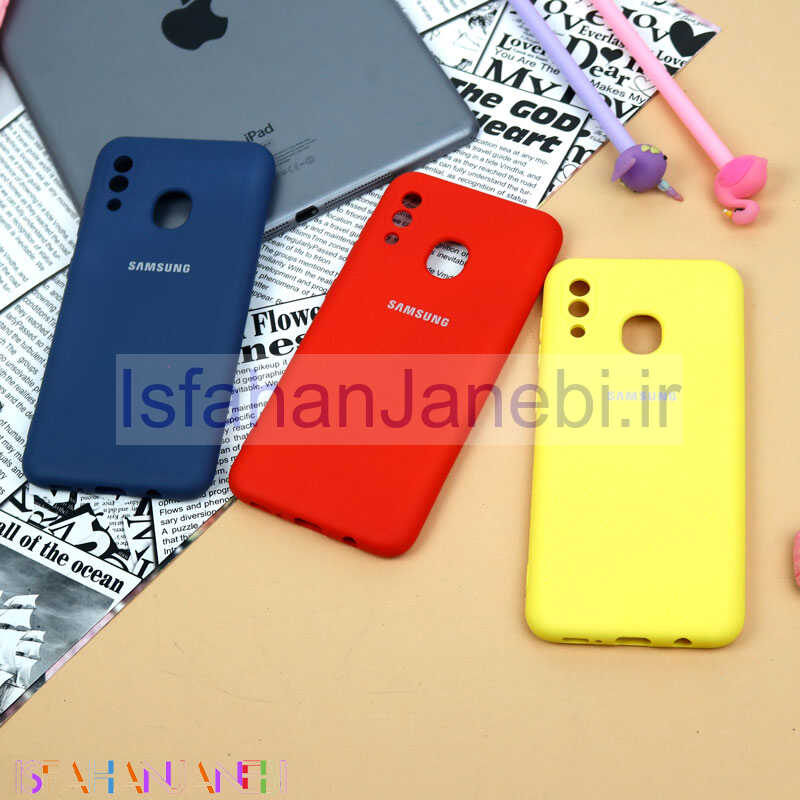 اصفهان جانبی-قاب سیلیکونی محافظ لنزدار Samsung Galaxy A20/A30