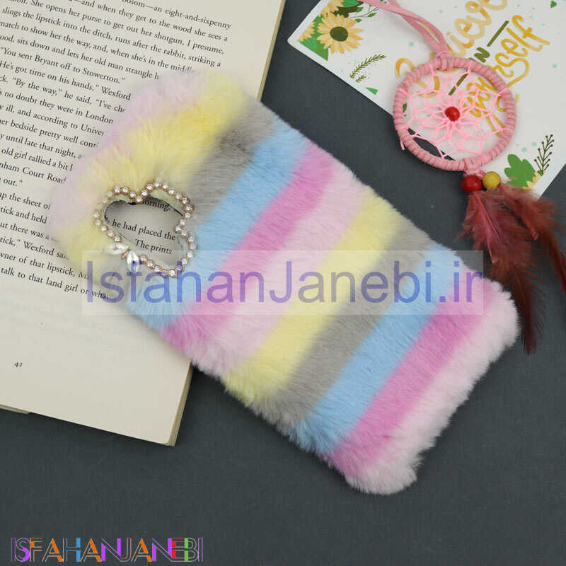 اصفهان جانبی-قاب پشمالو رنگین کمانی Samsung Galaxy A32 4G