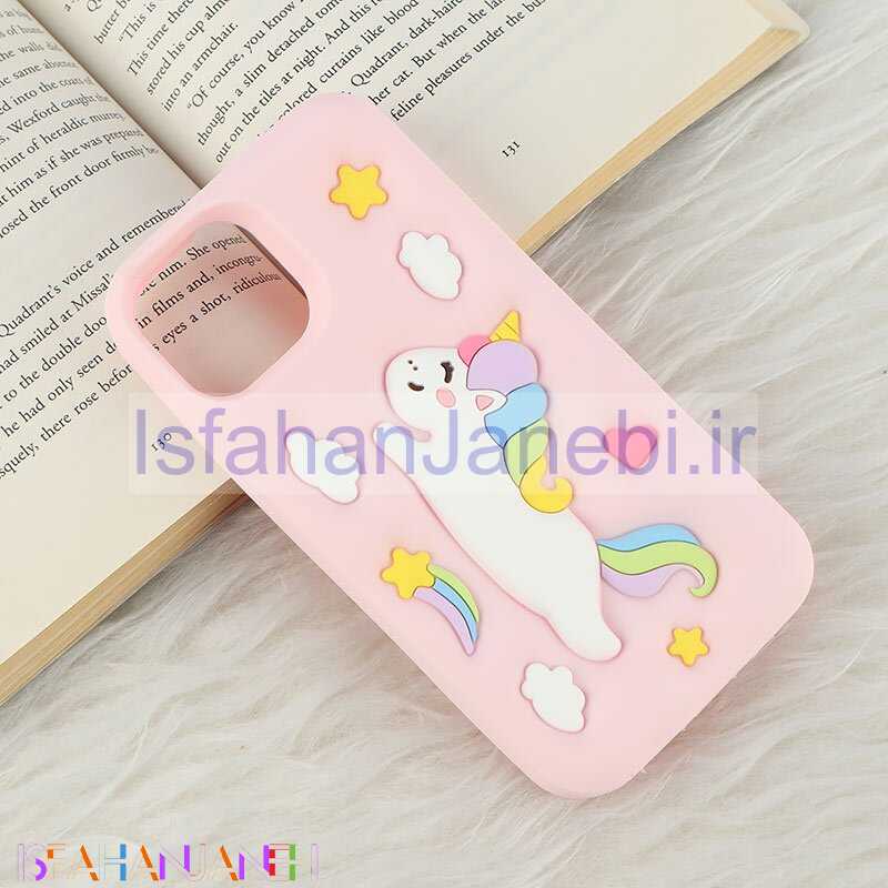 اصفهان جانبی-قاب سیلیکونی آیفون iPhone 13 / 14 طرح اسب تک شاخ