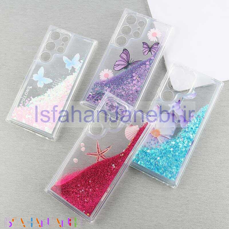 اصفهان جانبی-قاب آکواریومی سامسونگ Galaxy S24 Ultra طرح دار کوک محافظ لنزدار