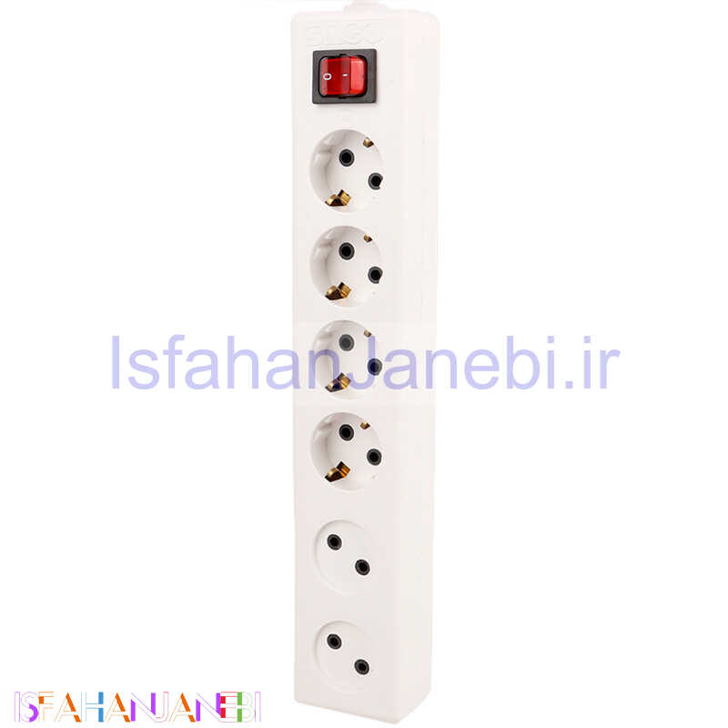 اصفهان جانبی-چند راهی 6 خانه برق ارت دار ساکو با کابل 1.8 متری 1161111