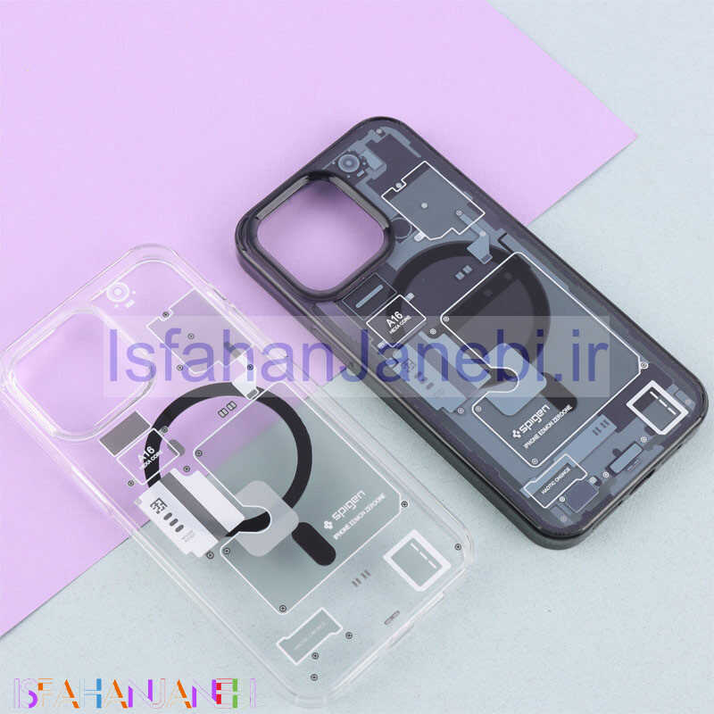 اصفهان جانبی-قاب Spigen Ultra Hybrid Magfit اورجینال iPhone 15 Pro Max