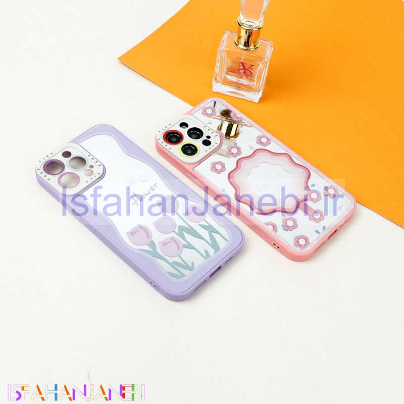 اصفهان جانبی-قاب آینه ای طرحدار محافظ لنزدار iPhone 13 Pro Max