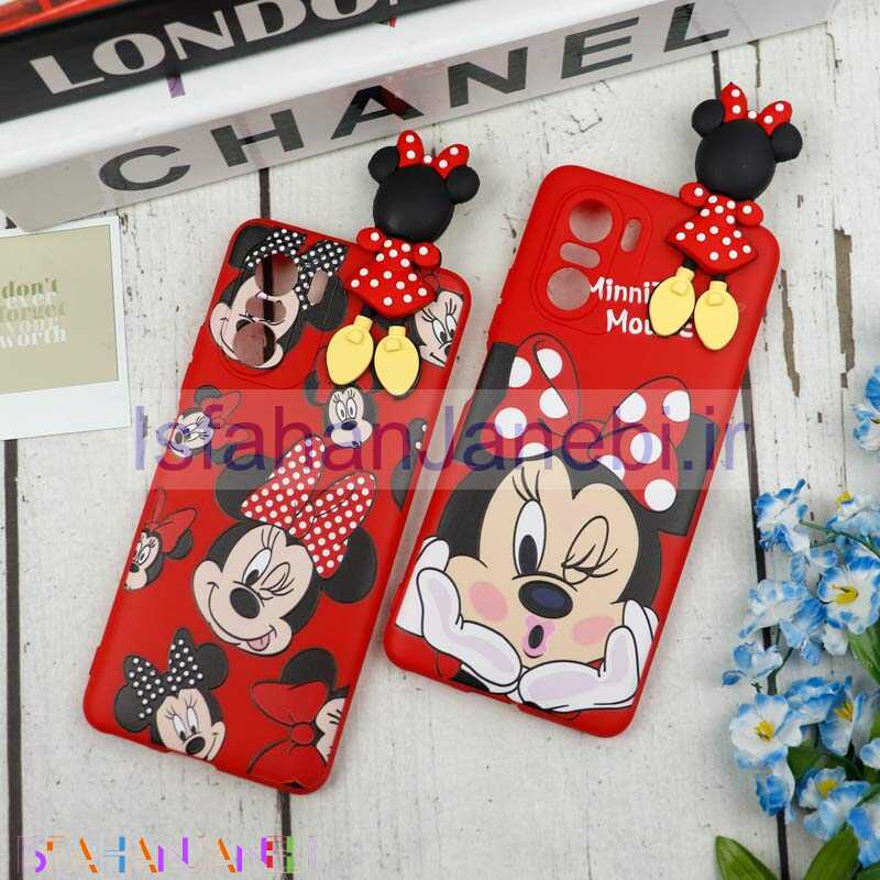 اصفهان جانبی-قاب سیلیکونی محافظ لنزدار میکی موس Xiaomi Poco F3