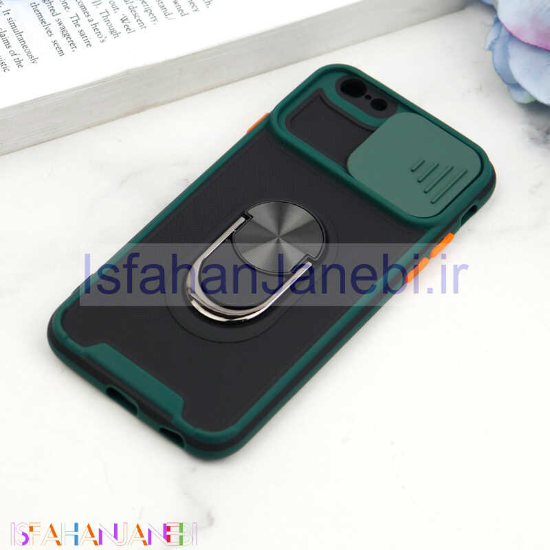 اصفهان جانبی-قاب ضد ضربه محافظ لنزدار کشویی هولدر دار بتمن کلاسیک آیفون iPhone 6 / 6s