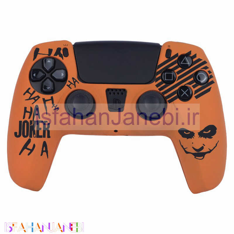 اصفهان جانبی-روکش دسته بازی PS5 طرح Joker قهوه ای روشن