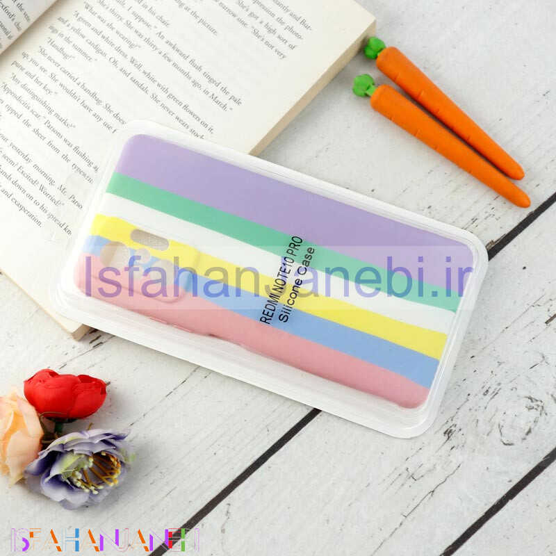 اصفهان جانبی-قاب محافظ لنزدار سیلیکونی رنگین کمانی Highcopy شیائومی Redmi Note 10 Pro