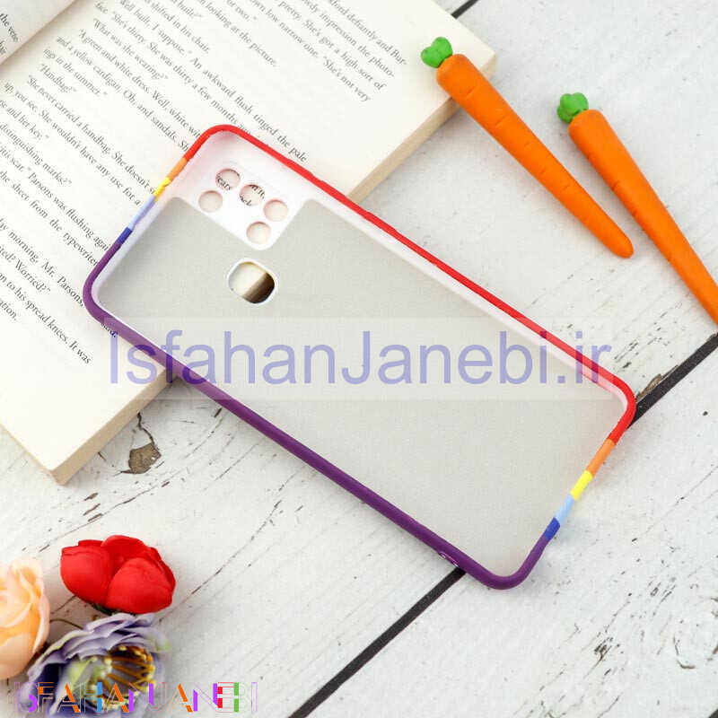 اصفهان جانبی-قاب محافظ لنزدار سیلیکونی رنگین کمانی Highcopy سامسونگ A21s