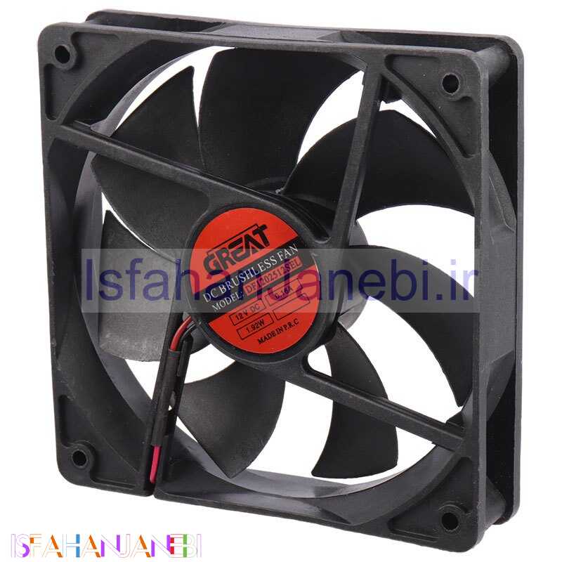 اصفهان جانبی-فن کیس گریت Great DF1202512SEL-B 12*12