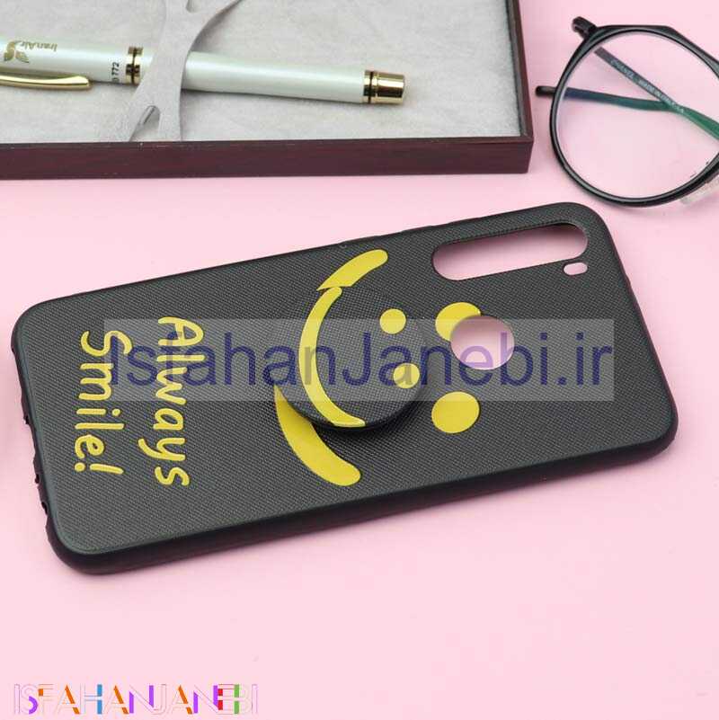 اصفهان جانبی-قاب فانتزی برجسته + پاپ سوکت کد14 شیائومی Redmi Note 8