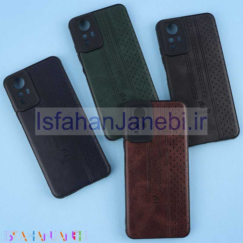 اصفهان جانبی-قاب چرمی Canary شیائومی Redmi Note 12S محافظ لنزدار
