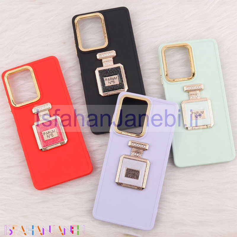 اصفهان جانبی-قاب سیلیکونی هولدر آینه ای Xiaomi Redmi Note 12 Pro 5G