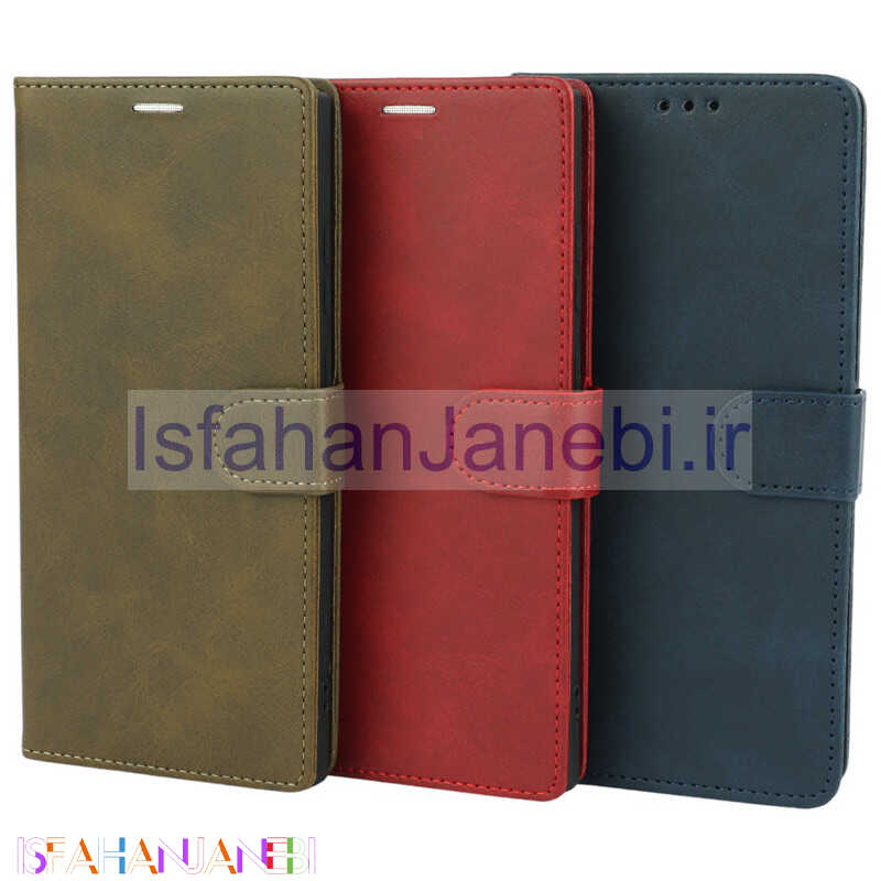 اصفهان جانبی-کیف چرمی مگنتی محافظ لنزدار Samsung Galaxy S23 Ultra