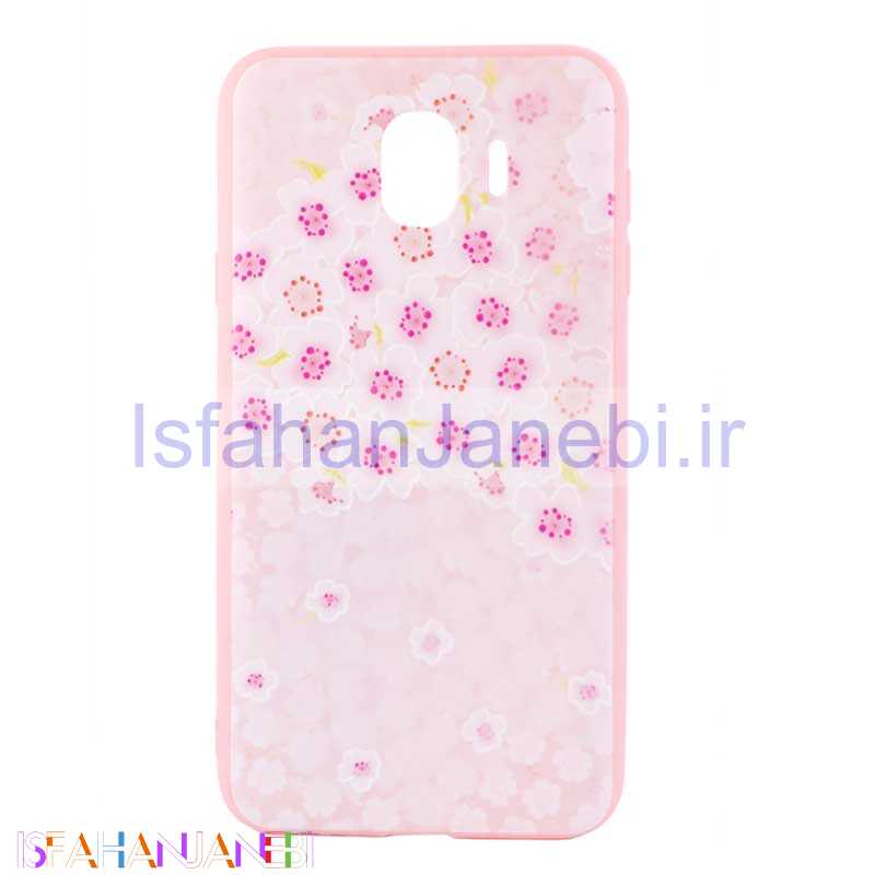 اصفهان جانبی-قاب ژله ای صورتی طرح دار کد7 Samsung Galaxy J4