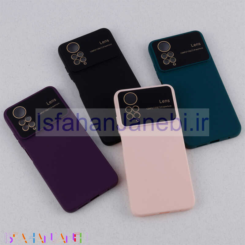 اصفهان جانبی-قاب سیلیکونی Lens Aperture محافظ لنزدار Xiaomi Redmi Note 11 / 11s