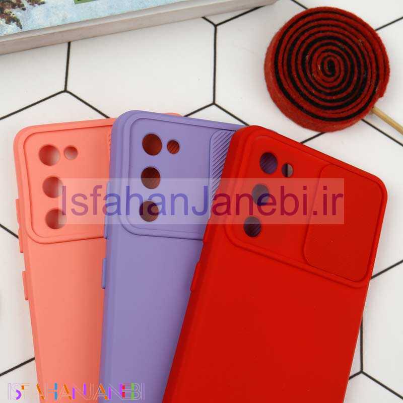اصفهان جانبی-قاب طرح سیلیکونی محافظ لنزدار کشویی Samsung S20 FE