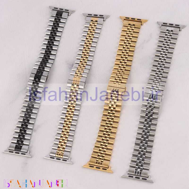 اصفهان جانبی-بند اپل واچ رولکسی 5 بید سایز 42/44/45 میلی متری کد 2