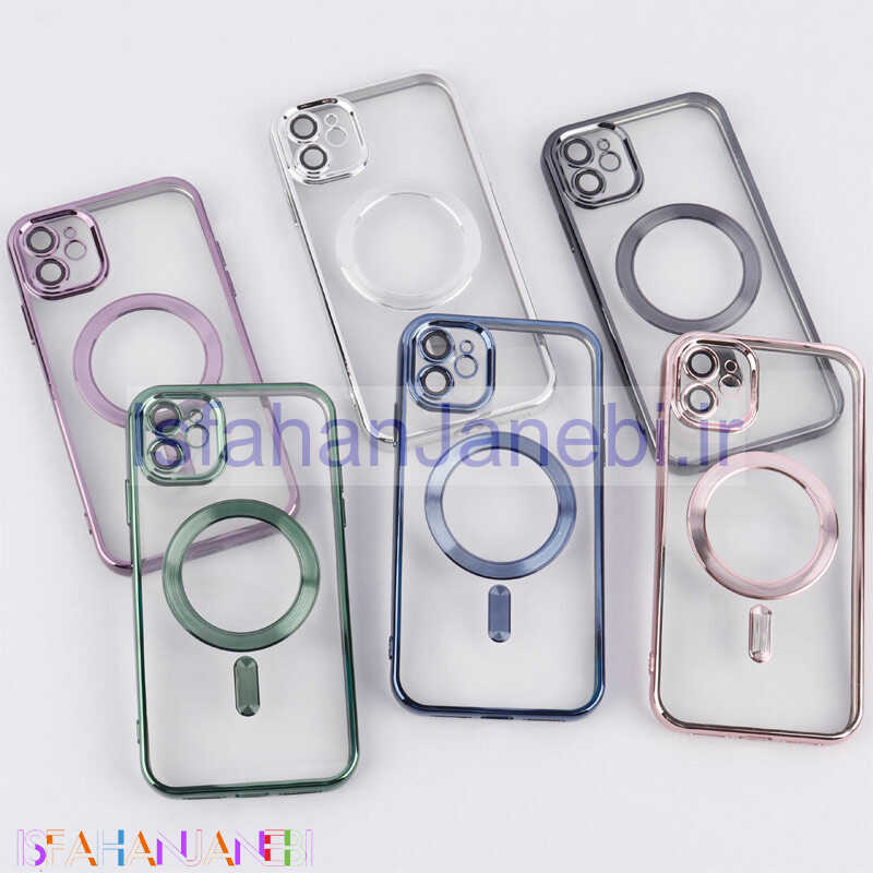 اصفهان جانبی-قاب شفاف MagSafe ژله ای محافظ لنزدار iPhone 11