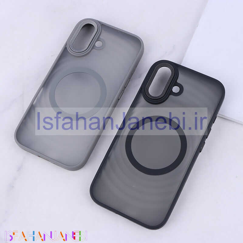اصفهان جانبی-قاب مگ سیف آیفون iPhone 16 پشت مات طرح موج