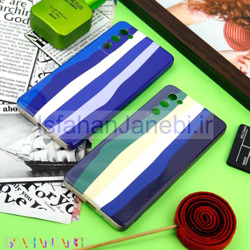 اصفهان جانبی-قاب سیلیکونی محافظ لنزدار طرح رنگین کمانی Samsung Galaxy S20 FE