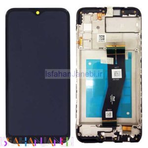 اصفهان جانبی-تاچ و ال سی دی اورجینال Samsung Galaxy A02s سرویس پک به همراه فریم