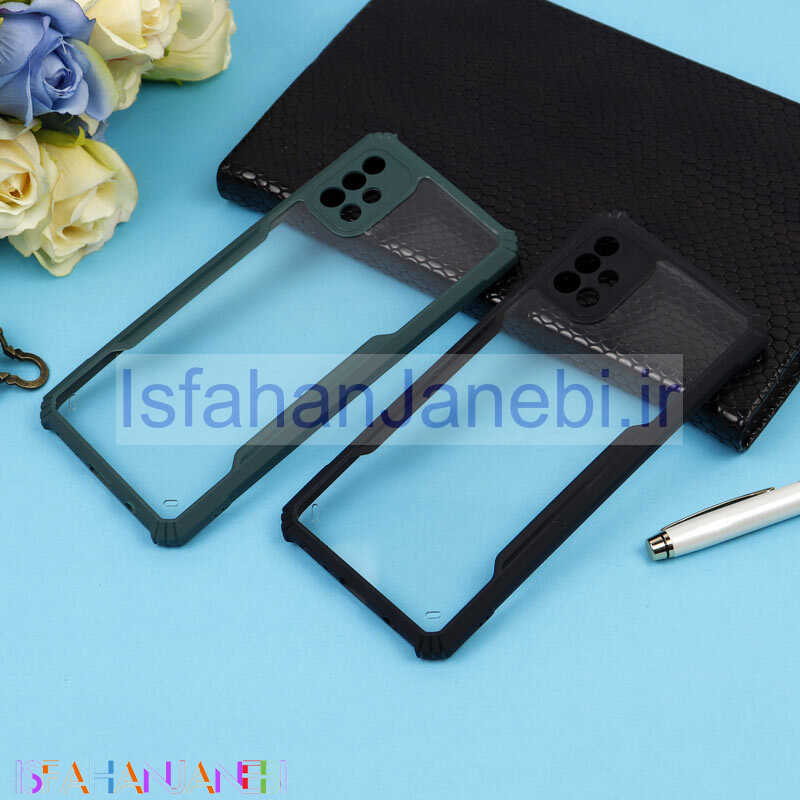 اصفهان جانبی-قاب محافظ لنزدار PC شفاف ضربه گیر Samsung A51