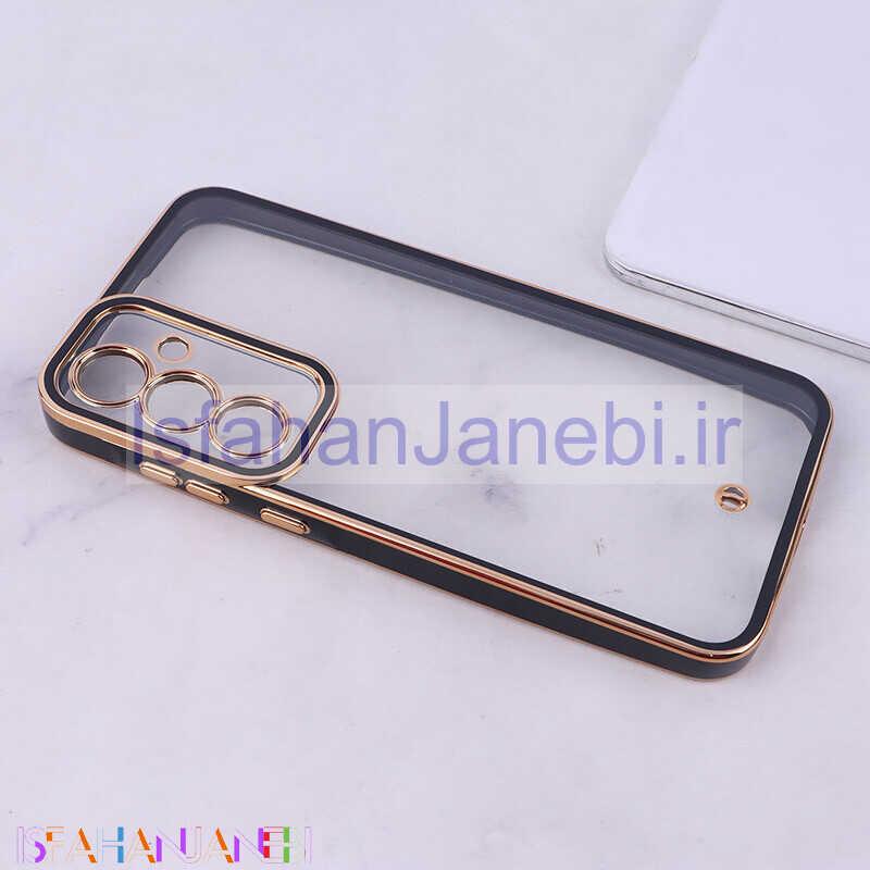 اصفهان جانبی-قاب Space سامسونگ Galaxy A35 دور رنگی محافظ لنزدار