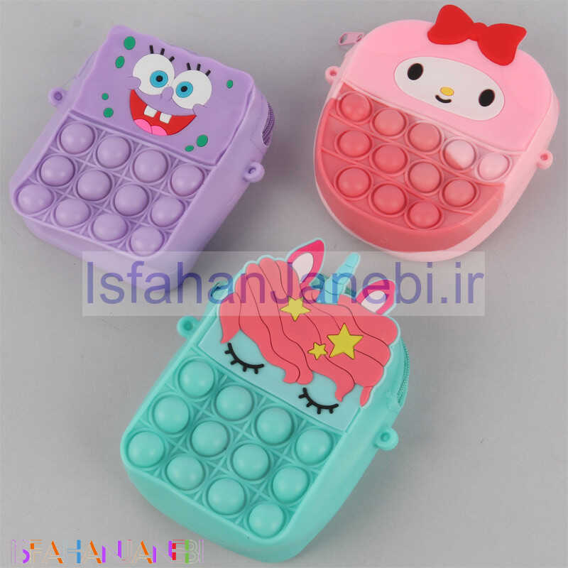 اصفهان جانبی-کیف هندزفری سیلیکونی بند دار پاپیتی