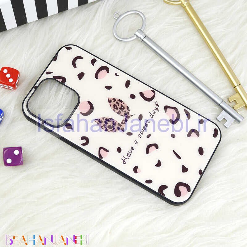 اصفهان جانبی-قاب پشت گلسی طرحدار خرگوش iPhone 13 Pro Max