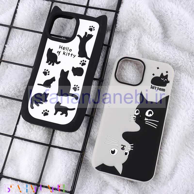 اصفهان جانبی-قاب سیلیکونی Vip Max آیفون iPhone 13 / 14 طرح گربه
