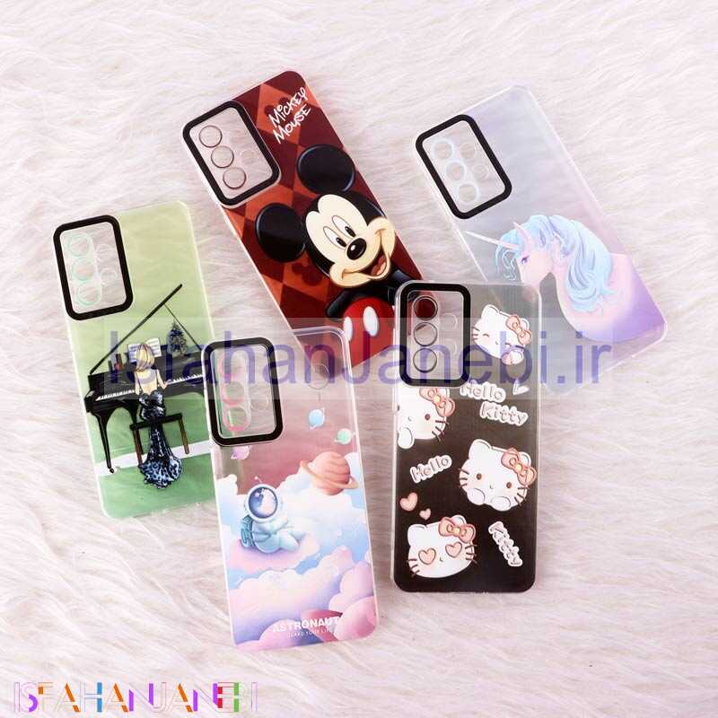اصفهان جانبی-قاب ژله ای فانتزی محافظ لنزدار Samsung Galaxy A33 5G