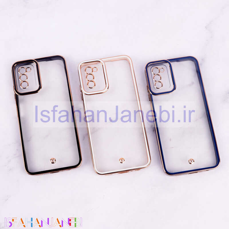 اصفهان جانبی-قاب Space سامسونگ Galaxy A02s دور رنگی محافظ لنزدار