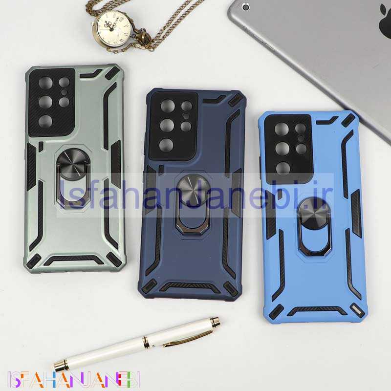 اصفهان جانبی-قاب ضد ضربه هولدر دار محافظ لنزدار DEDICATED سامسونگ S21 Ultra